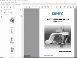 Villa Rotograph Plus Panoramic X-Ray Service Manual PDF