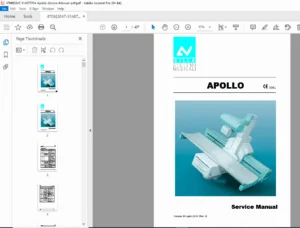 Villa Sistemi Medicali Apollo Remote-Controlled X-Ray Service Manual – PDF