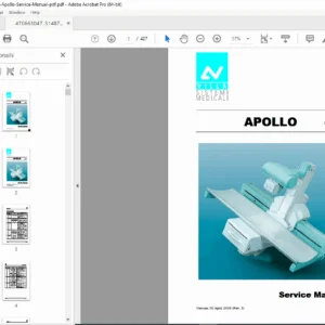 Villa Sistemi Medicali Apollo Remote-Controlled X-Ray Service Manual – PDF