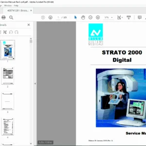 Villa Sistemi Medicali STRATO 2000 Panoramic Cephalometric X-Ray  Service Manual  – PDF