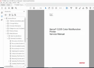 Xerox C235 Color MFP Service Manual PDF
