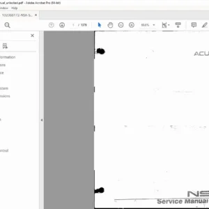 1991 Acura NSX Factory Service Repair Manual PDF