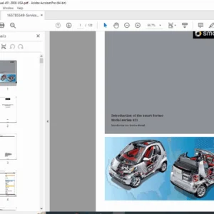 2008 Smart Fortwo (451) Service Manual - PDF DOWNLOAD