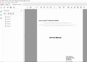 Acuson Aspen Ultrasound Service Manual PDF - DIMAQ System Repair Guide