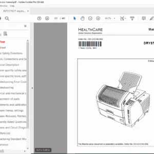 Agfa DRYSTAR 5302 Type 5366/100 Service Manual- PDF