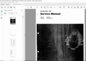 Alfa Laval Purifier Unit 100 Service Manual – PDF Download