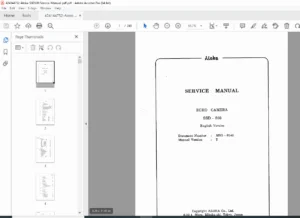 Aloka SSD-500 Service Manual: Repair, Schematics & PCB Layouts (MN20142)