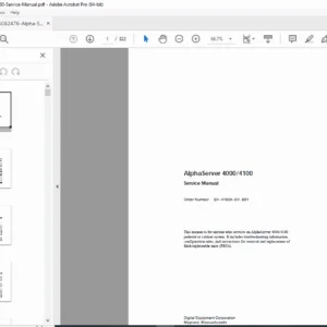AlphaServer 4000 / 4100 Service Manual - PDF DOWNLOAD