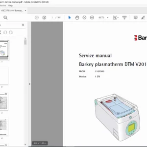 Barkey Plasmatherm Service Manual – Installation, Operation & Maintenance PDF