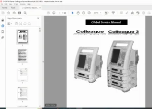 Baxter Colleague Volumetric Infusion Pump Service Manual - PDF