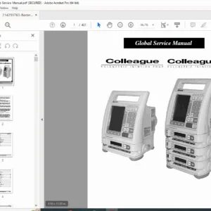 Baxter Colleague Volumetric Infusion Pump Service Manual - PDF
