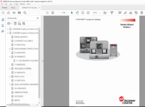 Beckman Coulter GEN-S LH 750 Service Manual Vol I 2001 - PDF