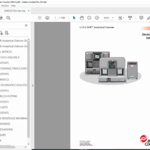 Beckman Coulter GEN-S LH 750 Service Manual Vol I 2001 - PDF