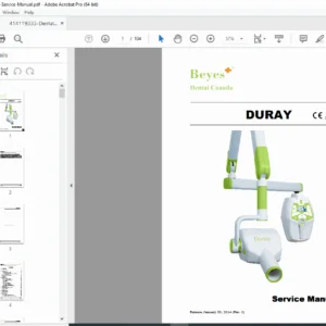 Beyes Duray Dental X-Ray Service Manual PDF