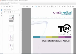 CME/BD BodyGuard T34 Syringe Pump Service Manual Rev 3.1 PDF