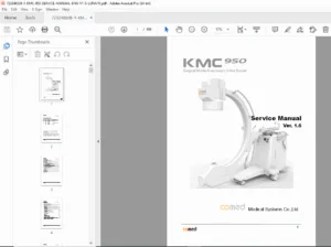 COMED KMC-950 C-Arm Fluoroscopy Service Manual LUNA1K PDF Download