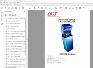 CPI Indico 100 X-ray Generator Service Manual 1997 - PDF DOWNLOAD