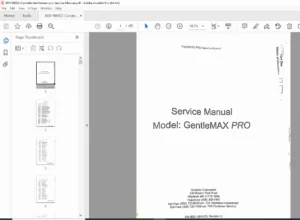Candela GentleMax Pro Service Manual – Factory Technician Edition - PDF