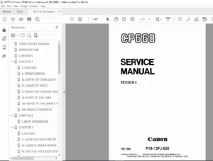 Canon CP660/2100 Service Manual PDF DOWNLOAD