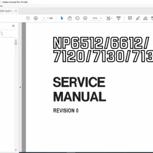 Canon NP6512 / NP6612 / NP7120 / NP7130 / NP7130F — Service Manual PDF