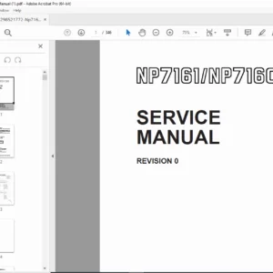 Canon NP7160 / NP7161 Service Manual – PDF Download