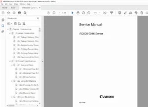 Canon iR2016 / iR2020 Service Manual – Complete Repair & Diagnostics PDF