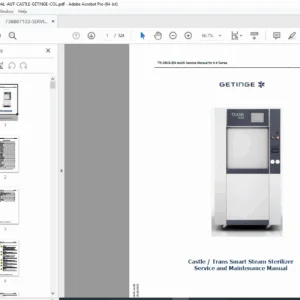 Castle / Getinge Trans Smart 4.4 Series Sterilizer Service Manual PDF