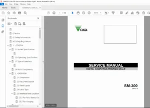 DIGI / TERAOKA SM-300 Service Manual – Edition 8 (PDF Download)