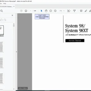 Datascope System 98 / 98XT IABP Service Manual – PDF Download