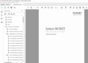 Datascope System 98 / 98XT Service Manual (CardioSync 2)PDF
