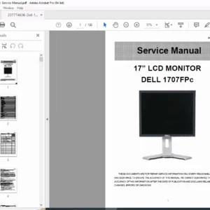 Dell 1707FPc Service Manual PDF – DOWNLOAD