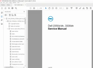 Dell 2350d 2350dn 3330dn Laser Printer Service Manual PDF