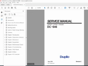 Duplo DC-646 Slitter/Cutter/Creaser Service Manual – PDF Download
