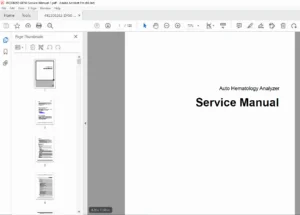Dymind DF50 / DF51 / DF53 Auto Hematology Analyzer Service Manual – PDF Download