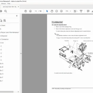 EPSON TM-T88III Thermal Printer Service Manual Troubleshooting & Disassembly PDF