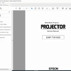 Epson EMP-TW1000 Projector Service Manual PDF