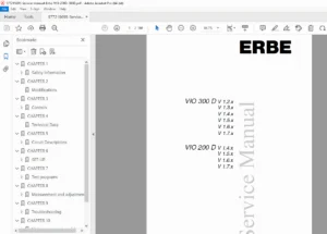 Erbe VIO 200D 300D Electrosurgical Generator Service Manual PDF Download