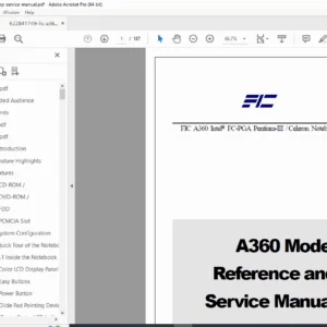FIC A360 Notebook Service Manual & Disassembly Guide - PDF DOWNLOAD