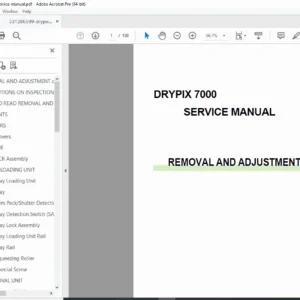 FUJIFILM DryPix 7000 Dry Laser Imager Service Manual – PDF Download