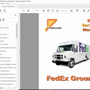 FedEx Ground Step Van Body Service Manual – Complete Technical Guide