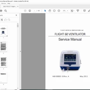 Flight Medical Flight 60 Ventilator Service Manual - PDF