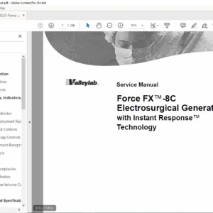 Force FX-8C Electrosurgical Generator Service Manual – Repair & Calibration PDF