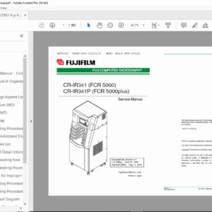 Fuji FCR 500 / FCR 5000 / CR-IR341 Service Manual PDF