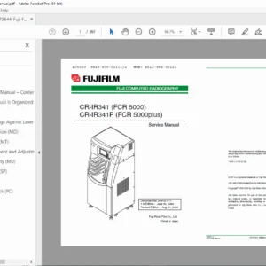 Fuji FCR 5000 / 5000Plus (CR-IR341) Service Manual PDF