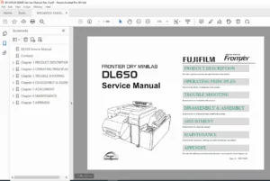 Fujifilm DL650 Dry Minilab Printer Service Manual (Rev A) – PDF Download