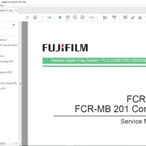 Fujifilm FCR Go 2 / FCR-MB 201 Console Service Manual – Portable X-Ray PDF