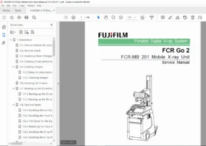 Fujifilm FCR Go 2 / FCR-MB 201 Mobile X-Ray Unit Service Manual – PDF Download