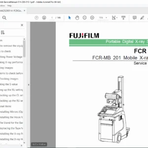 Fujifilm FCR Go 2 / FCR-MB 201 Mobile X-Ray Unit Service Manual – PDF Download