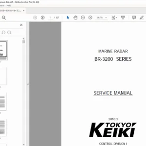 Furuno BR-3200 Marine Radar Service Manual - PDF DOWNLOAD