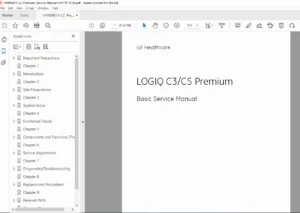 GE LOGIQ C3/C5 Premium Basic Service Manual – PDF